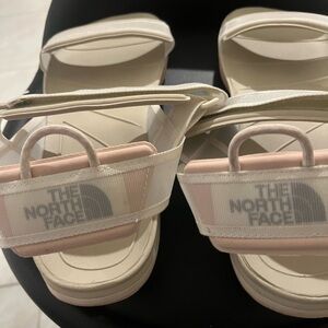 North face sandals.